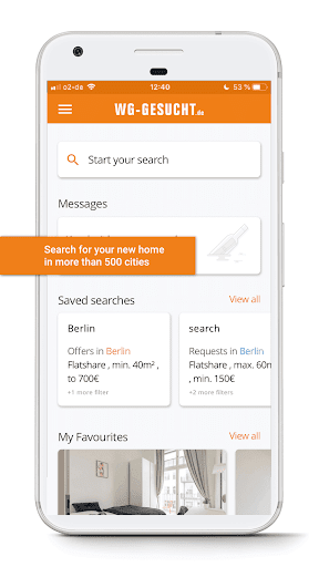 WG-Gesucht.de - Find your home - عکس برنامه موبایلی اندروید