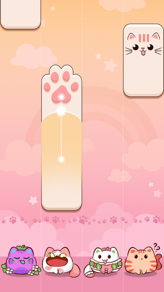 Cat Tiles: Cute Piano Game - Gameplay image of android game