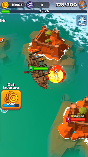 Pirate Raid - Caribbean Battle - عکس بازی موبایلی اندروید