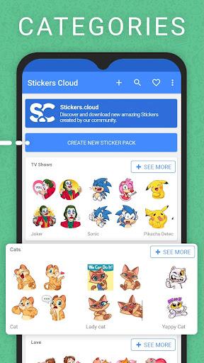 Stickers Cloud & Sticker Maker - Image screenshot of android app