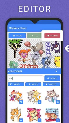 Stickers Cloud & Sticker Maker - Image screenshot of android app