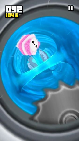 Fluffy Fall - Gameplay image of android game