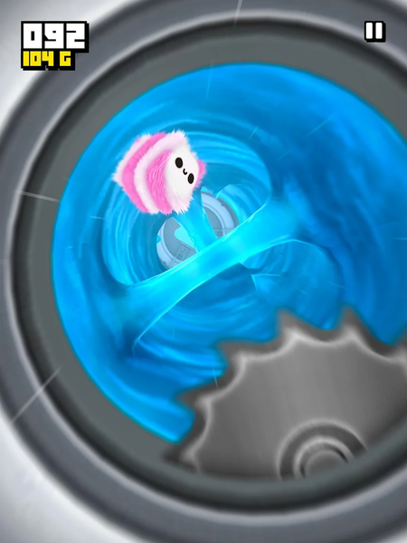 Fluffy Fall - Gameplay image of android game