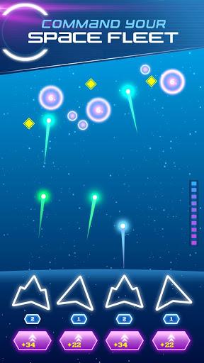 Non-Stop Space Defense - Infinite Aliens Shooter - Gameplay image of android game