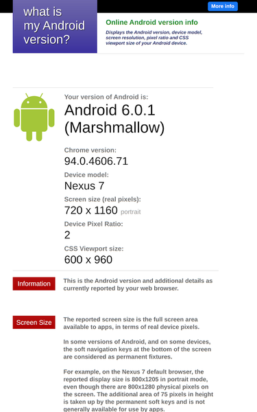 Version Checker for Android - Image screenshot of android app