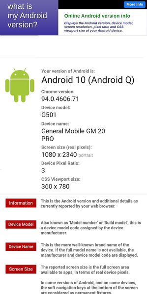 Version Checker for Android - Image screenshot of android app