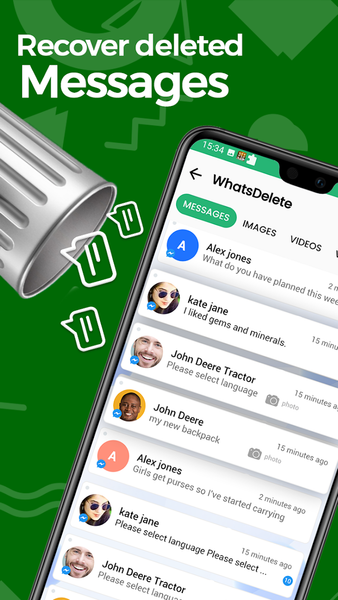 Recover Deleted Messages - عکس برنامه موبایلی اندروید