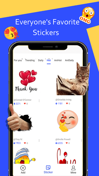Personal Stickers for WA - Image screenshot of android app