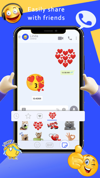 Personal Stickers for WA - Image screenshot of android app