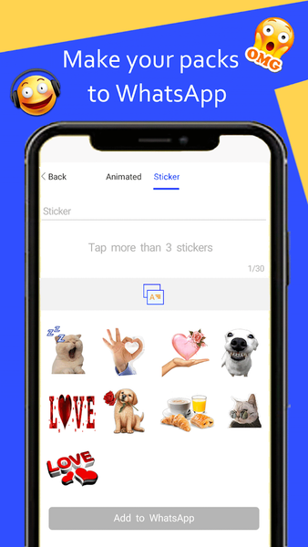 Personal Stickers for WA - Image screenshot of android app