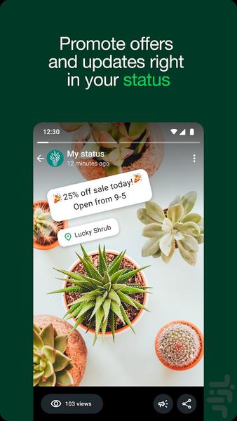 WhatsApp Business - Image screenshot of android app