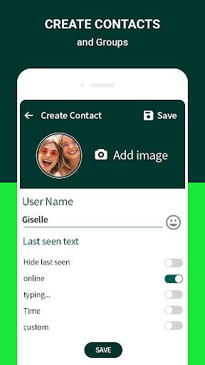 Fake Chat for Whats up - Forgery Chat Post - Image screenshot of android app