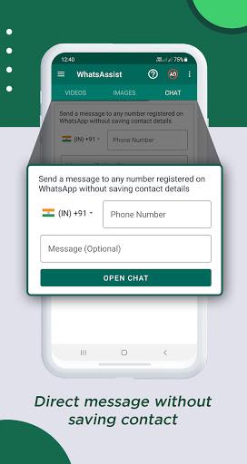 WhatsAssist: Status Saver App - عکس برنامه موبایلی اندروید