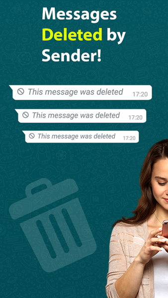 Whatsdeleted Recover Messages - عکس برنامه موبایلی اندروید