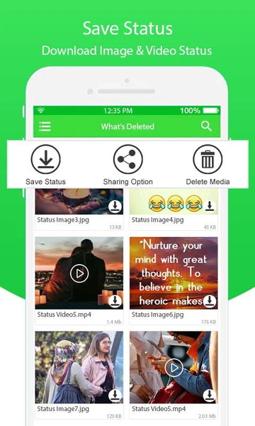 Delete Messages Recovery App - عکس برنامه موبایلی اندروید