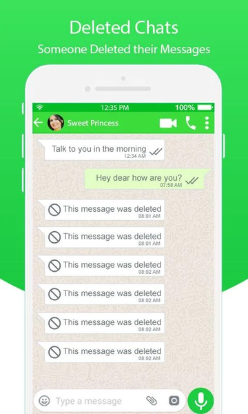 Recover Deleted Chat Messages - Image screenshot of android app