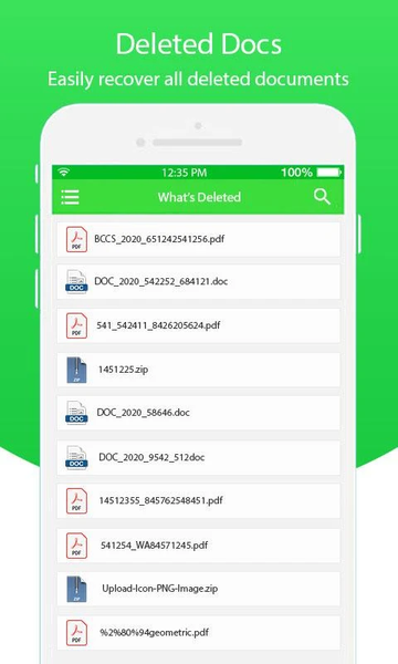 Delete Messages Recovery App - عکس برنامه موبایلی اندروید