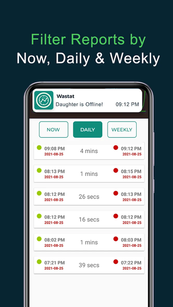 WaStat: Online Last Seen - Image screenshot of android app