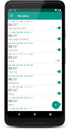 Weekly Planner - عکس برنامه موبایلی اندروید
