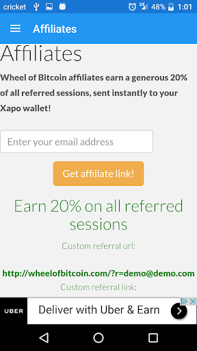 Wheel of Bitcoin - عکس بازی موبایلی اندروید