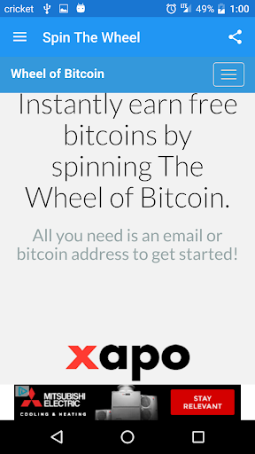 Wheel of Bitcoin - عکس بازی موبایلی اندروید