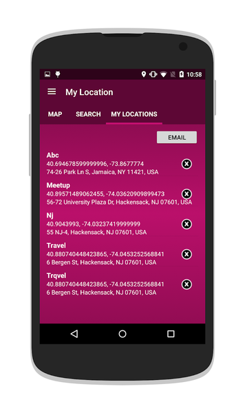 My Location - Where Am I - Image screenshot of android app