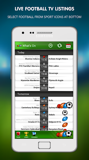 Live Football on TV - Image screenshot of android app