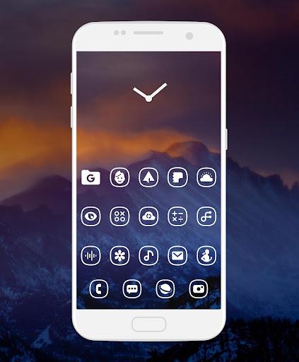 Whicons - White Icon Pack - عکس برنامه موبایلی اندروید
