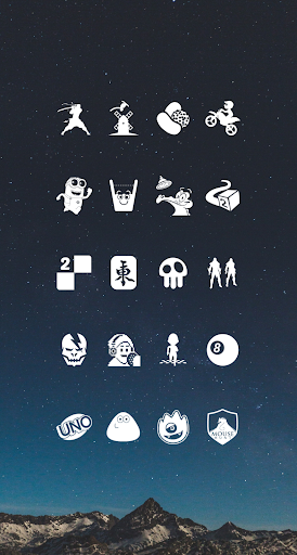 Whicons - White Icon Pack - عکس برنامه موبایلی اندروید
