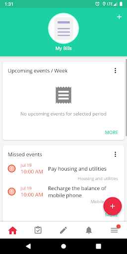Payments & Bills reminder - Image screenshot of android app