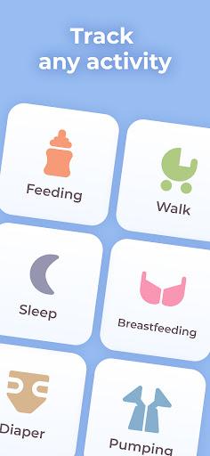 Breastfeeding tracker Pump log - عکس برنامه موبایلی اندروید