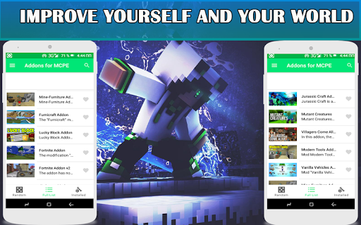 Addons  for Minecraft PE - عکس برنامه موبایلی اندروید