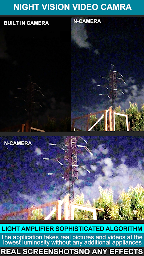 Night Mode Camera Photo Video - Image screenshot of android app