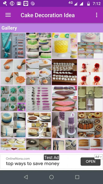 Cake Decoration Idea Gallery - Image screenshot of android app