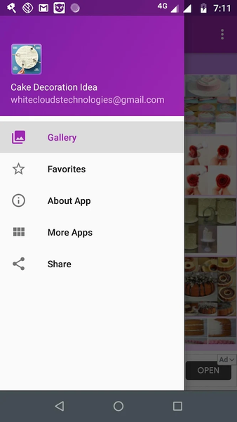Cake Decoration Idea Gallery - Image screenshot of android app