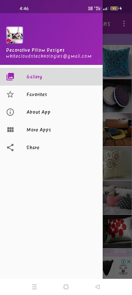 Decor Pillow Desings Gallery - Image screenshot of android app