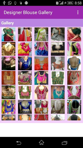 Designer Blouse Gallery - Image screenshot of android app