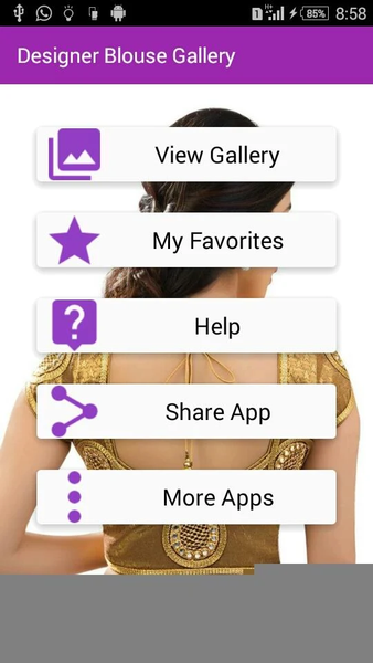 Designer Blouse Gallery - Image screenshot of android app