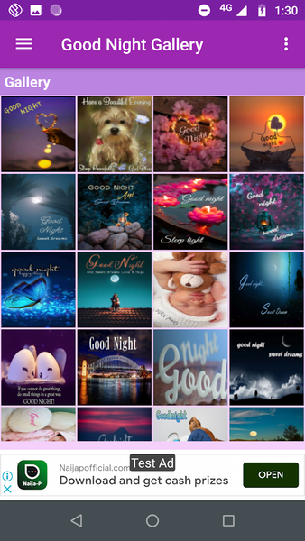 Good Night Gallery - Image screenshot of android app