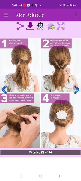Girls Hairstyle Gallery - Image screenshot of android app