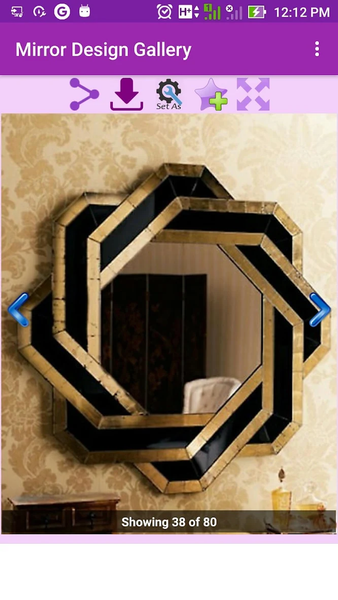 Amazing Mirror Design Gallery - Image screenshot of android app