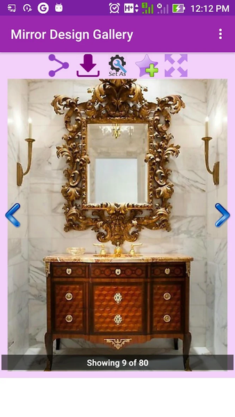 Amazing Mirror Design Gallery - Image screenshot of android app