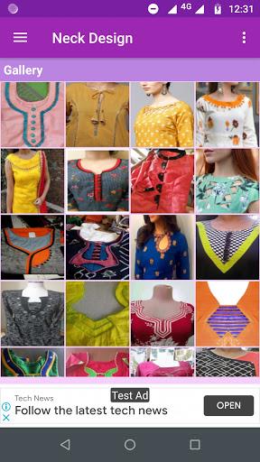 Salwar Neck Design Gallery - Image screenshot of android app