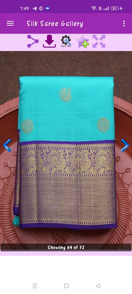 Silk Saree Gallery - Image screenshot of android app