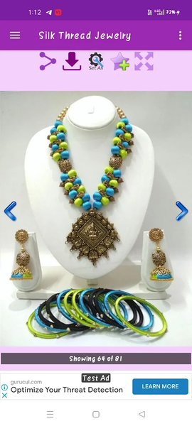 Silk Thread Jewellry Gallery - عکس برنامه موبایلی اندروید