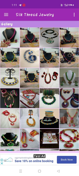 Silk Thread Jewellry Gallery - عکس برنامه موبایلی اندروید