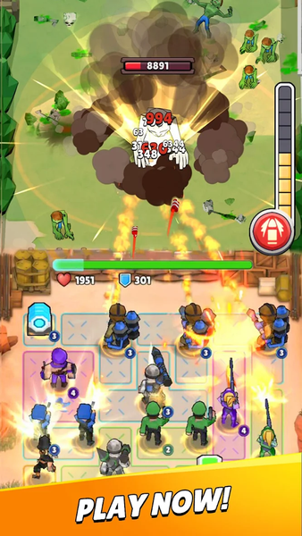 Undead Siege: Tower Defense - Gameplay image of android game