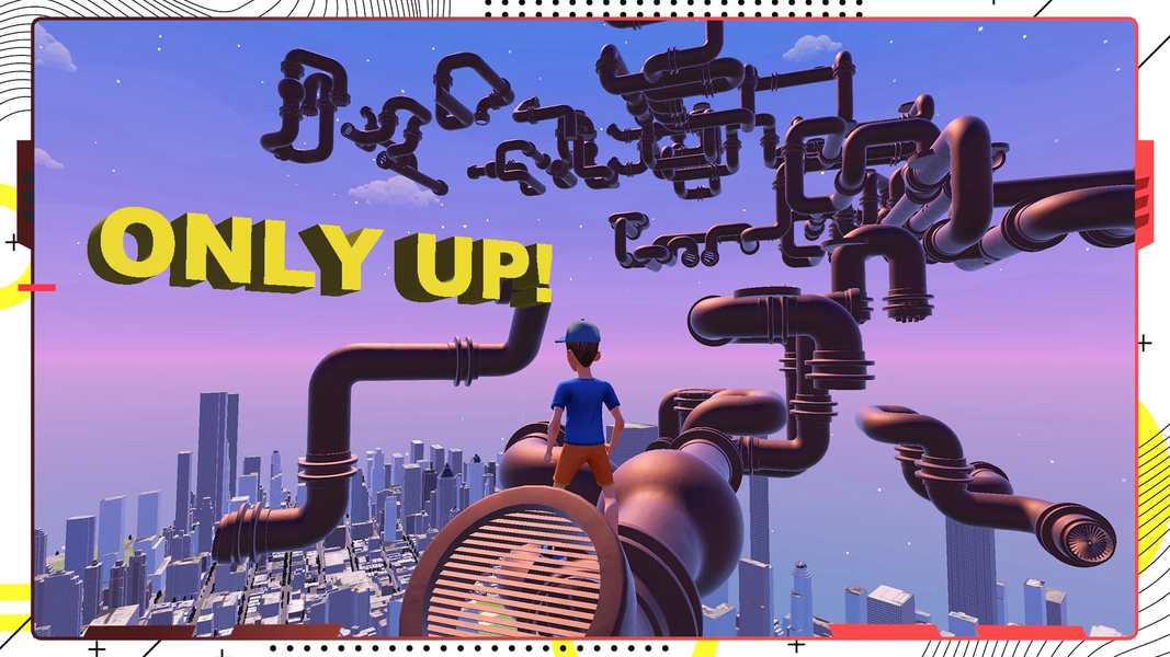 Only Up : don't fall ! - Gameplay image of android game