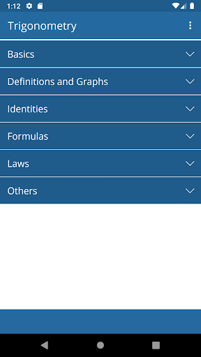 Math Formulas - عکس برنامه موبایلی اندروید