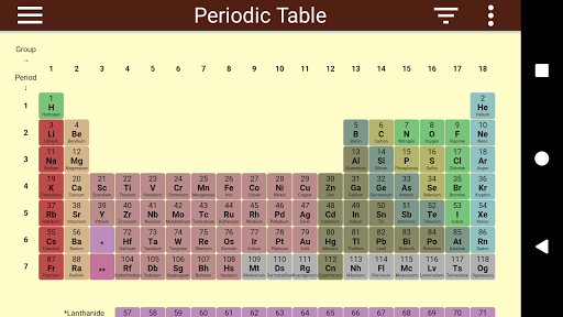 Periodic Table - Image screenshot of android app